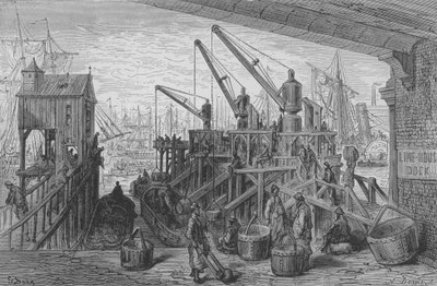 Muelle de Lime-House de Gustave after Dore